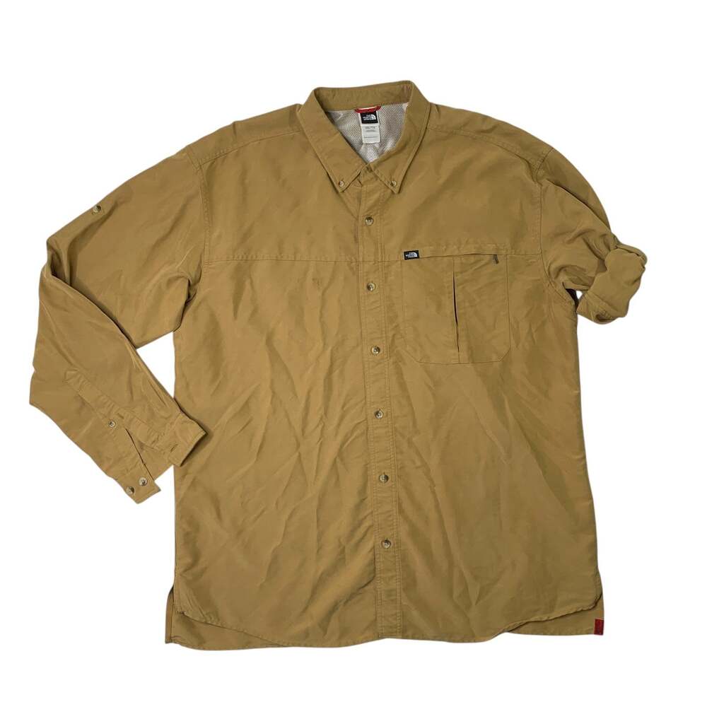 Vintage The North Face Shirt Mens XXL Syncline Modal Blend Long Sleeve Hiking